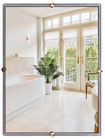 Tutumi Rea, LED zrkadlo 60x80 cm, BL808, HOM-06914