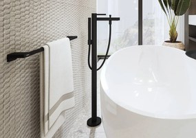 Hansgrohe AddStoris, držiak na uterák, matná čierna, HAN-41747670