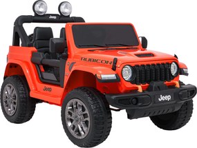 Ramiz Jeep Wrangler Rubicon LIFT elektrické autíčko pre deti oranžové
