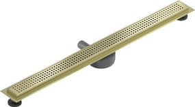 Mexen Flat 360° M08 sprchový žľab 80 cm, zlatá matná, 1A25080-40