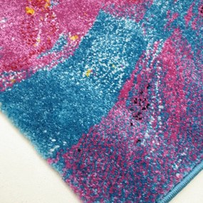 Medipa (Merinos), Kusový koberec Fantasy 814-61 lila/blue, 80x150, viacfarebná