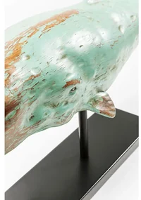 Whale socha zelená