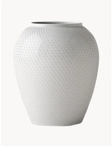Ručne vyrobená porcelánová váza Rhombe, V 17 cm