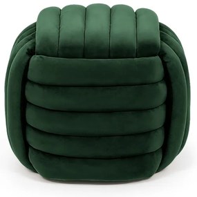 Taburetka NILO fľaškovo zelená