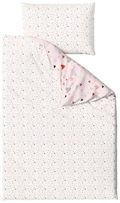 Krepové obliečky do postieľky Renforcé LOVITA ružové Rozmer obliečky: 45 x 65 cm | 90 x 140 cm