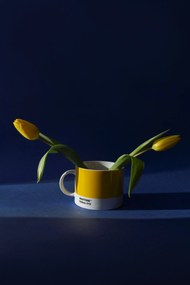 Hrnček na čaj Pantone 475 ml jasnomodrý