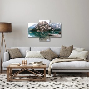 Obraz horského jazera (90x60 cm)