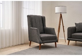 Kreslo Sorenella (antracit + orech). Vlastná spoľahlivá doprava až k Vám domov. 1106564
