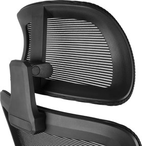 Kancelárska ergonomická stolička Neoseat LORELI — čierna, nosnosť 150 kg
