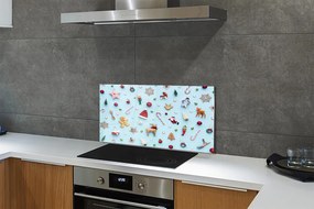 Nástenný panel  Čačky cukroví dekorácie 100x50 cm