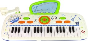 LEAN Toys Elektrická klavírna klávesnica pre deti Blue USB MP3 poznámky