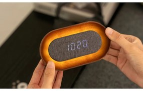 Digitálny budík Lumos Walnut – Gingko