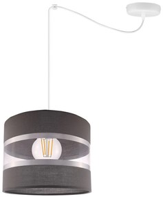 Závesné svietidlo Elegance Spider, 1x textilné tienidlo (výber z 8 farieb), w