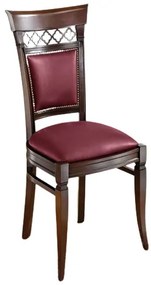 (3543) CHIESA bordó zámocká stolička