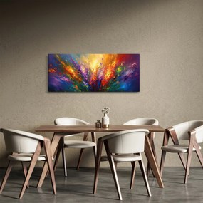 Obraz - Abstrakcia kvetov (120x50 cm)