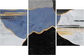 Obraz - Textúrované tvary (90x60 cm)