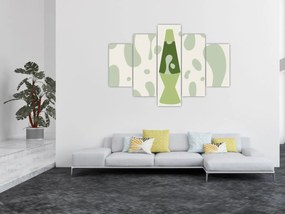 Obraz - Hippies, lávová lampa (150x105 cm)