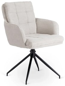 Otočná stolička MIA sivá
