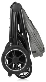 Lionelo - Kombinovaný kočík 3v1 MERIL Grey Stone