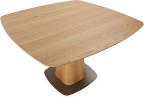 Jedálenský stôl v dekore duba 120x120 cm Etel – MOME