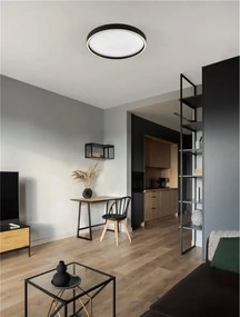 LED stmievateľné čierne moderné stropné svietidlo Istos
