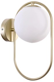 Candellux CORDEL Nástenné svietidlo 1X28W G9 RING BRASS 21-73440