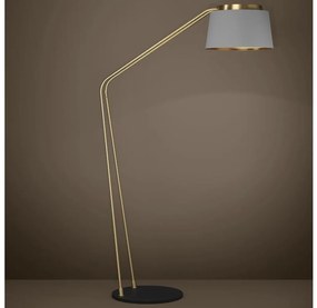Eglo 390174 - Stojacia lampa ALMERIMAR 1xE27/40W/230V šedá/zlatá
