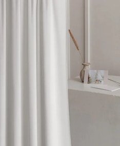 Biele elegantné interierové závesy 140 x 280 cm