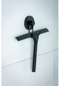 WENKO 24731100 - stierka do sprchy VACUUM-LOC, okrúhla, 24,5 x 25 cm, čierna