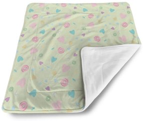 Sablio Deka pre bábätko Srdiečka a špirály - 80x100 cm