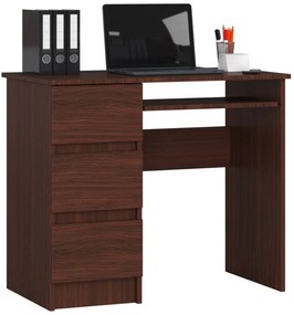 Kancelársky stôl A-6 CLP ľavostranný, wenge