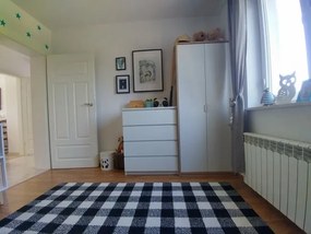 Koberec SKETCH - F759 krémový/čierny