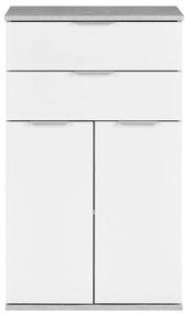 Livarno home Komoda, biela/betónová  (100376470)