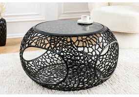 Konferenčný stôl Spin 44506 Ø75cm Aluminium Black  - Komfort-nábytok