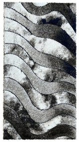 Koberec Shaggy 3D Dominica 1,6/2,3 P689A BOS AO 34 sivá