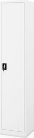 Kartotéková skriňa na kľúč biela ALEX H2200 450 x 2200 x 400 mm