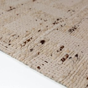 Ručne tkaný koberec s prímesou vlny v prírodnej farbe 160x230 cm Rova Blend – Flair Rugs