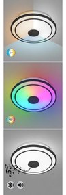 Rabalux 71030 - LED RGB Stmievateľné stropné svietidlo NIKOLAUS LED/24W/230V