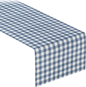 Štóla na stôl farba produktu tmavomodrá látka vzorované
