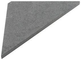 Sapho, ABELINE rohová polica Rockstone 200x200mm, concrete, AE200-4033