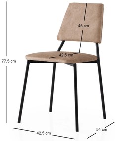Set 2 ks. jedálenských stoličiek Limeta (čierna). Akcia -22%. Vlastná spoľahlivá doprava až k Vám domov. 1127578