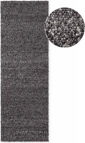 Tmavosivý ručne tkaný behúň z materiálu buklé 80x200 cm Notting Hill Portobello – Ted Baker