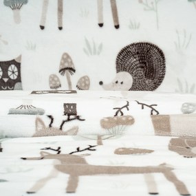 4Home Detské obliečky mikroflanel Nordic friends, 140 x 200 cm, 70 x 90 cm