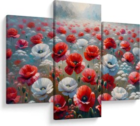 Obraz - Pole vlčích makov (90x60 cm)