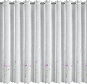 ZÁCLONA NA PÚTKACH INESA 350X120 CM KVETY