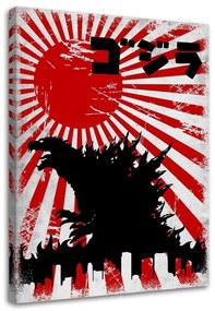 Gario Obraz na plátne Godzilla, príšera v meste - DDJVigo Rozmery: 40 x 60 cm