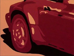 Ručne maľovaný POP Art obraz PORSCHE 911 | rôzne rozmery