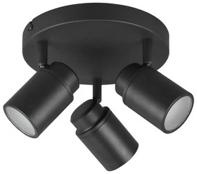 Matne čierne kovové bodové svietidlo Angelo - Trio