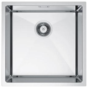 Erga HD, 1-komorový oceľový drez 440x440x210 mm, oceľová, ERG-MLS-HD4444