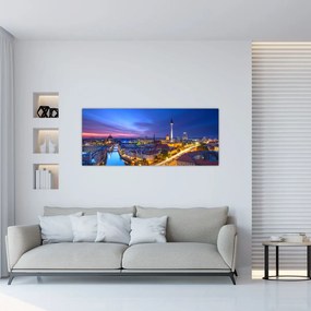 Obraz - Modré nebo nad Berlínom (120x50 cm)